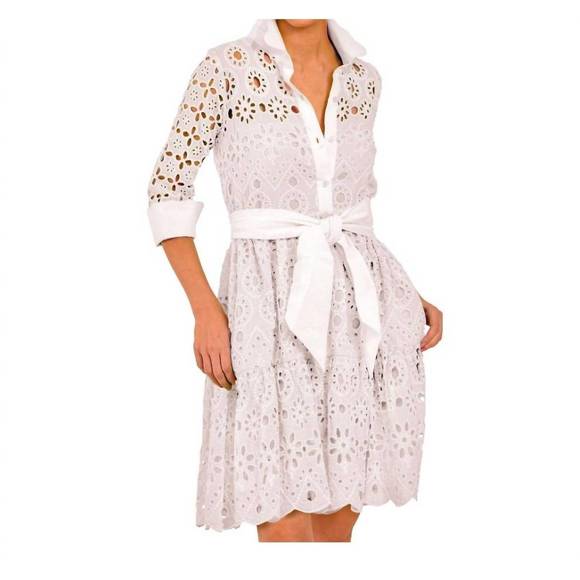 NEW GRETCHEN SCOTT little bo peep dress in white - Picture 1 of 3